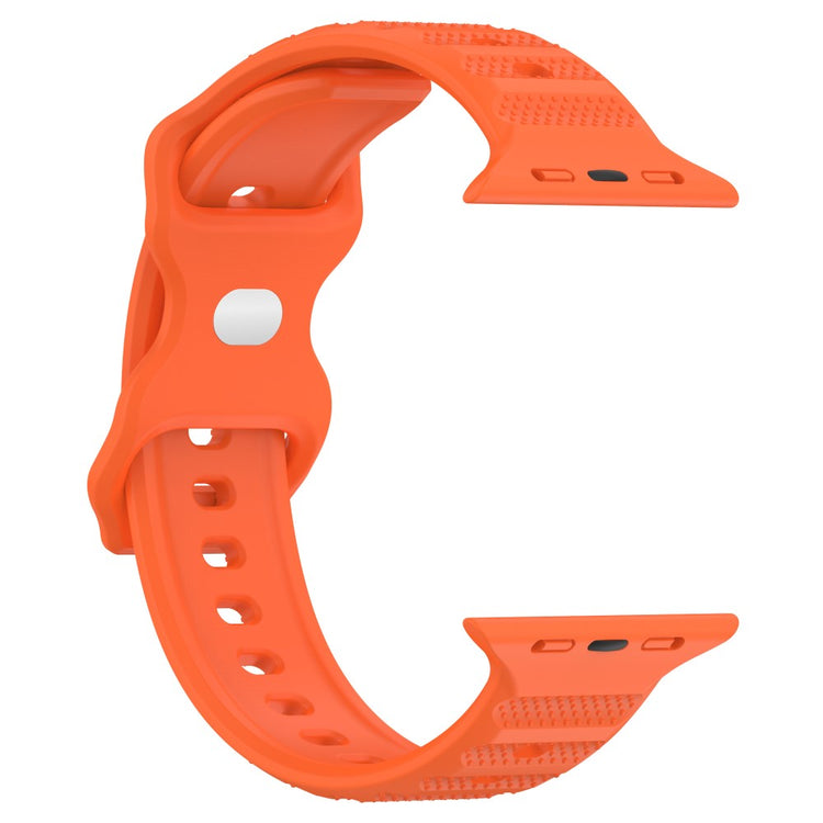 Mega Kønt Silikone Universal Rem passer til Apple Smartwatch - Orange#serie_2