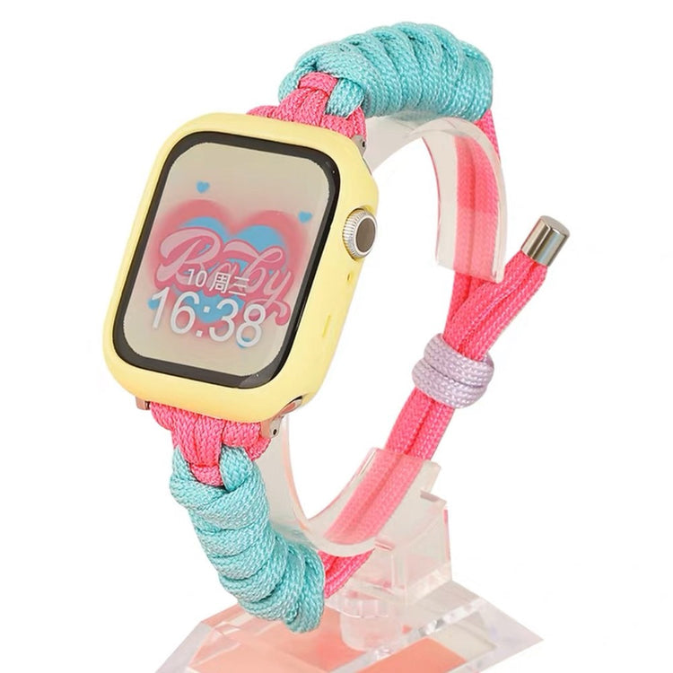 Super Kønt Metal Og Nylon Universal Rem passer til Apple Smartwatch - Flerfarvet#serie_4