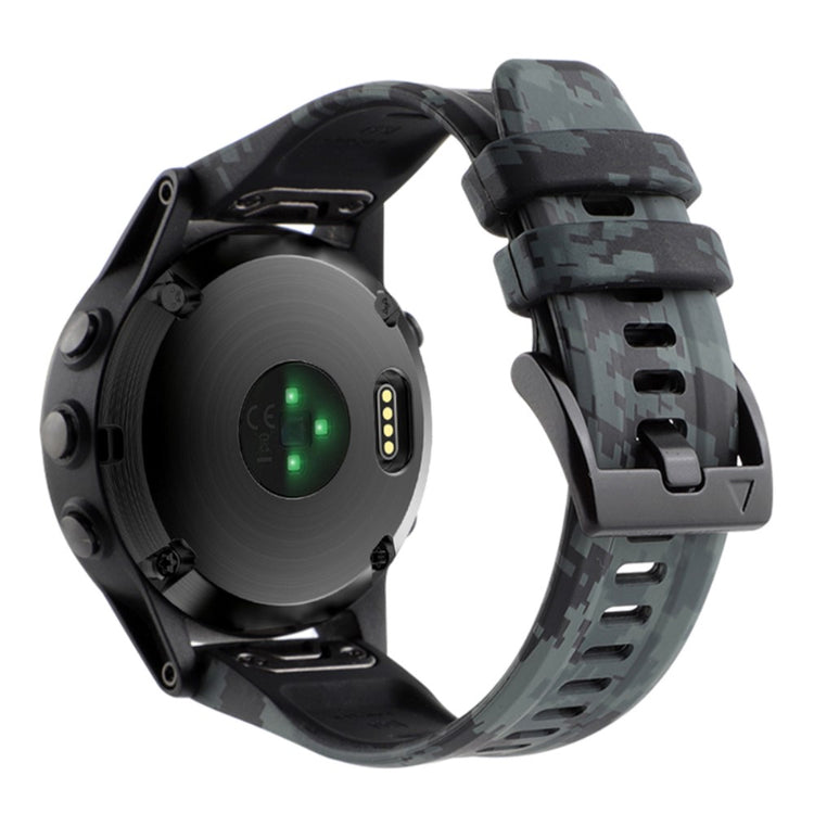 Holdbart Metal Og Silikone Universal Rem passer til Smartwatch - Sort#serie_3