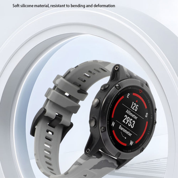 Holdbart Metal Og Silikone Universal Rem passer til Smartwatch - Blå#serie_8