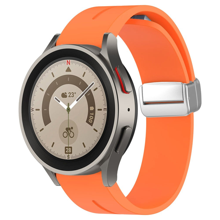 Rigtigt Fantastisk Silikone Universal Rem passer til Smartwatch - Orange#serie_4