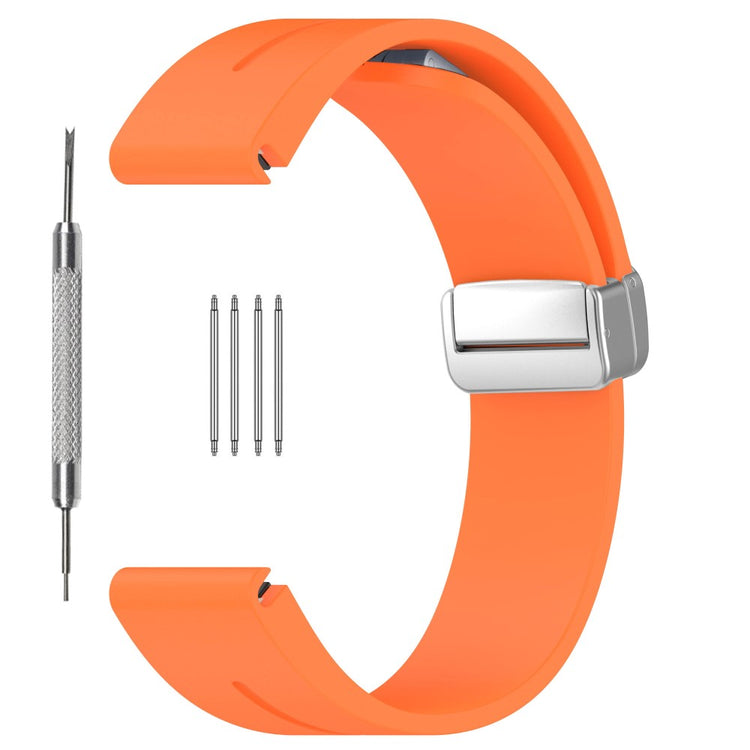 Rigtigt Fantastisk Silikone Universal Rem passer til Smartwatch - Orange#serie_4