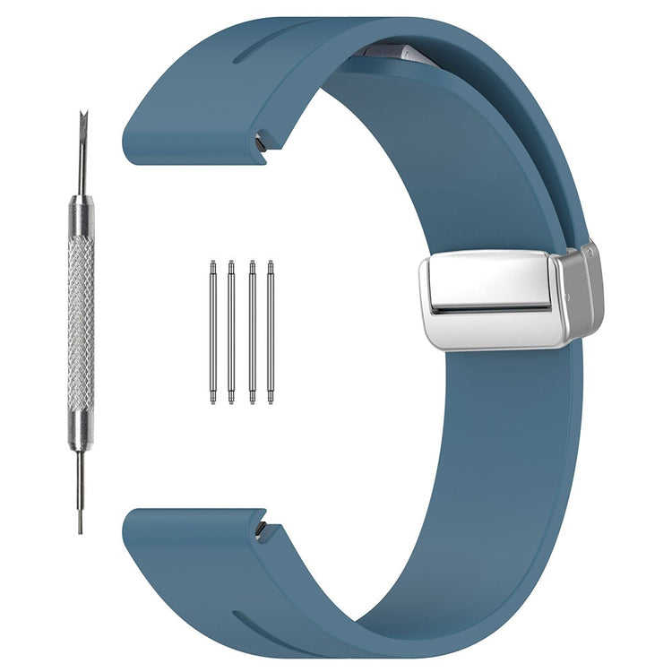 Fortrinligt Silikone Universal Rem passer til Smartwatch - Blå#serie_6