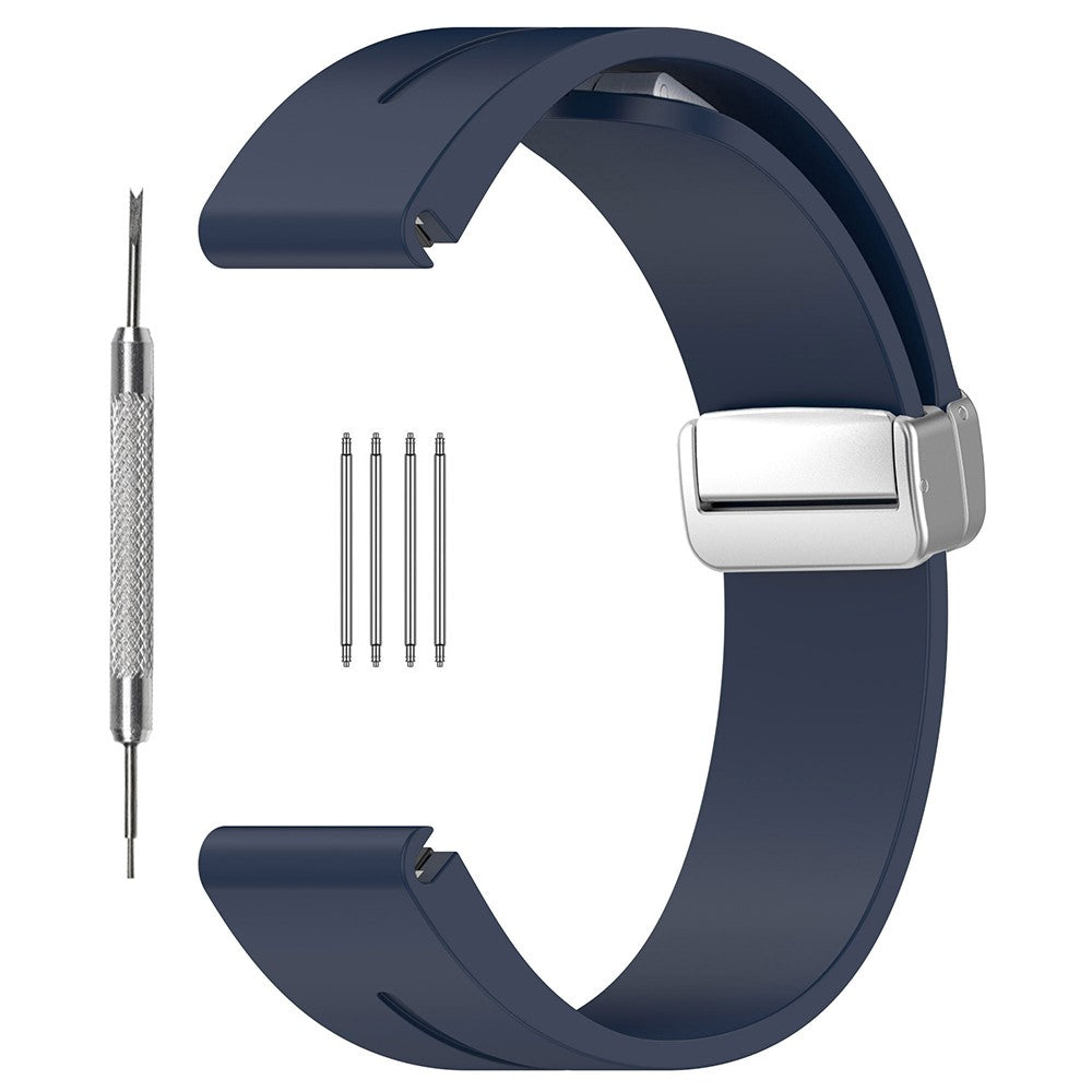 Fortrinligt Silikone Universal Rem passer til Smartwatch - Blå#serie_11