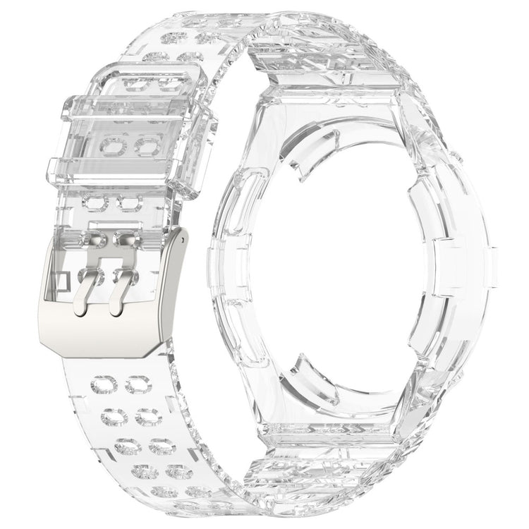 Pænt Silikone Rem passer til Samsung Galaxy Watch 6 Classic (47mm) - Gennemsigtig#serie_2