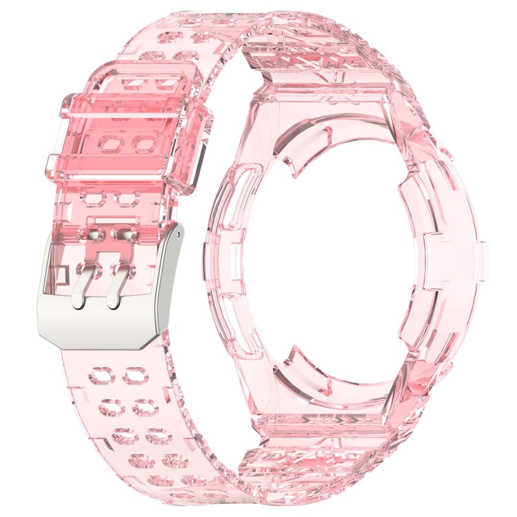 Pænt Silikone Rem passer til Samsung Galaxy Watch 6 Classic (47mm) - Pink#serie_4