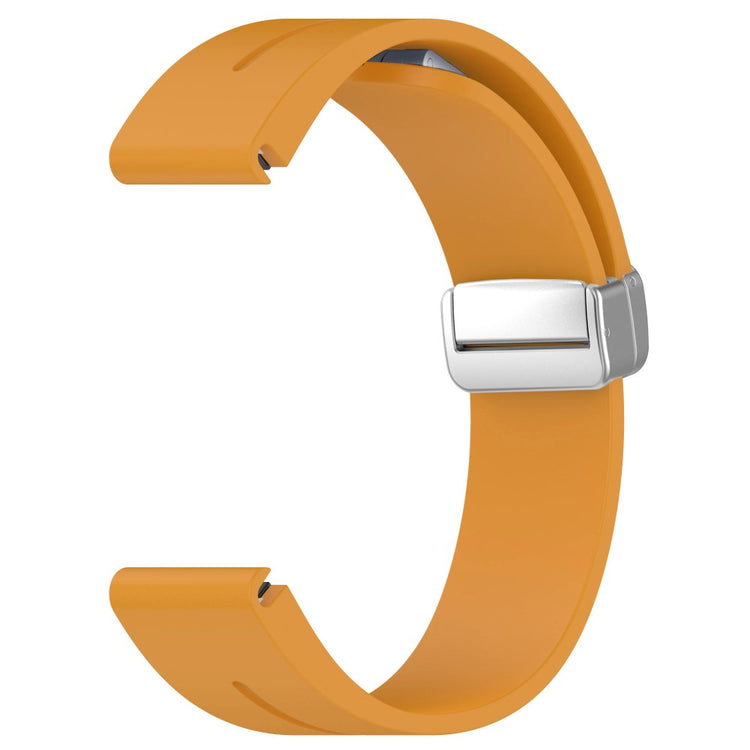 Rigtigt Kønt Silikone Universal Rem passer til Smartwatch - Gul#serie_2