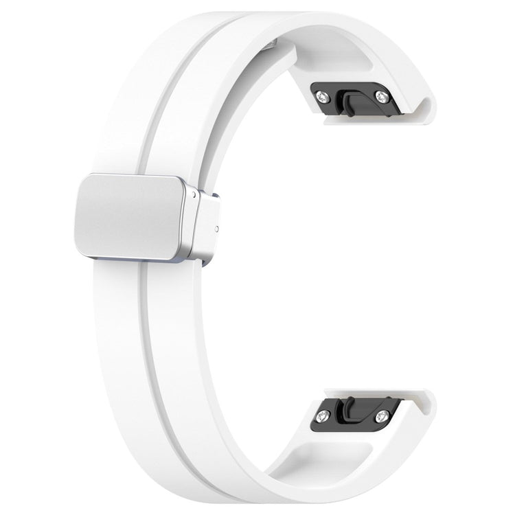 Rigtigt Kønt Silikone Universal Rem passer til Smartwatch - Hvid#serie_3
