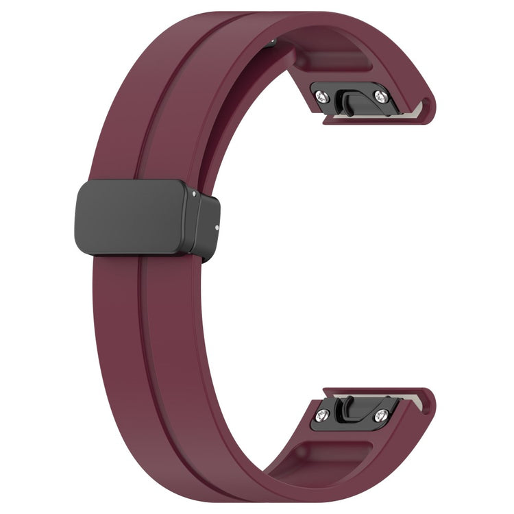 Vildt Elegant Silikone Universal Rem passer til Garmin Smartwatch - Rød#serie_8