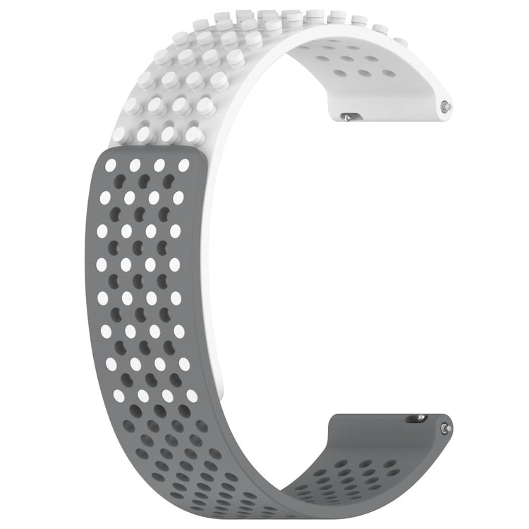 Flot Silikone Universal Rem passer til Smartwatch - Hvid#serie_1