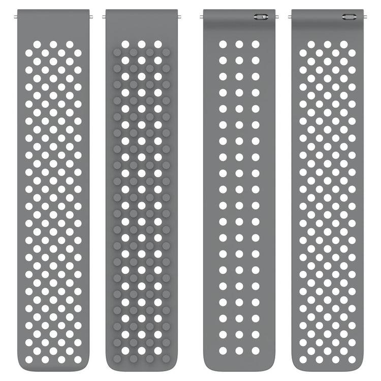 Flot Silikone Universal Rem passer til Smartwatch - Hvid#serie_1