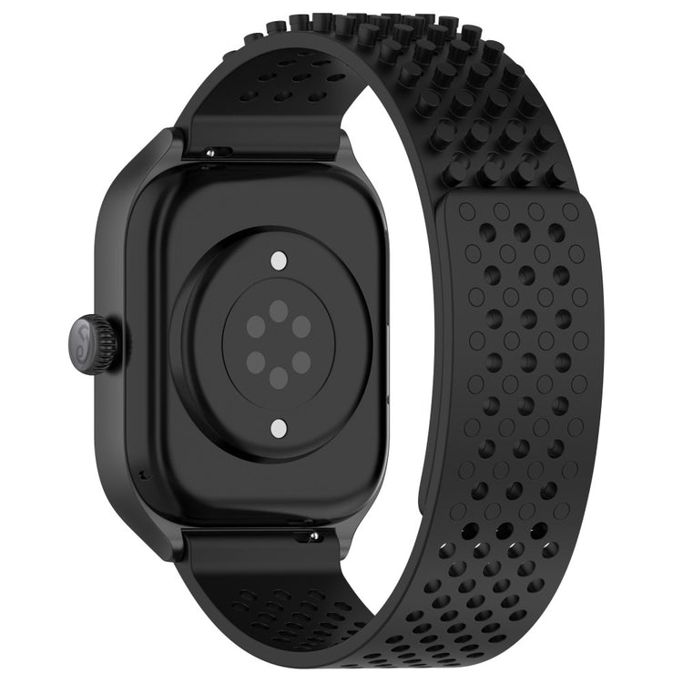 Flot Silikone Universal Rem passer til Smartwatch - Sort#serie_10