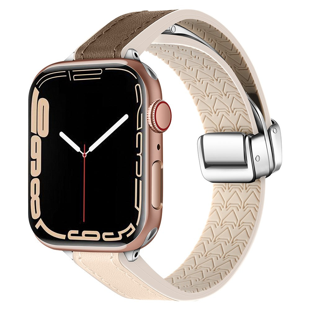 Super Godt Kunstlæder Universal Rem passer til Apple Smartwatch - Brun#serie_11