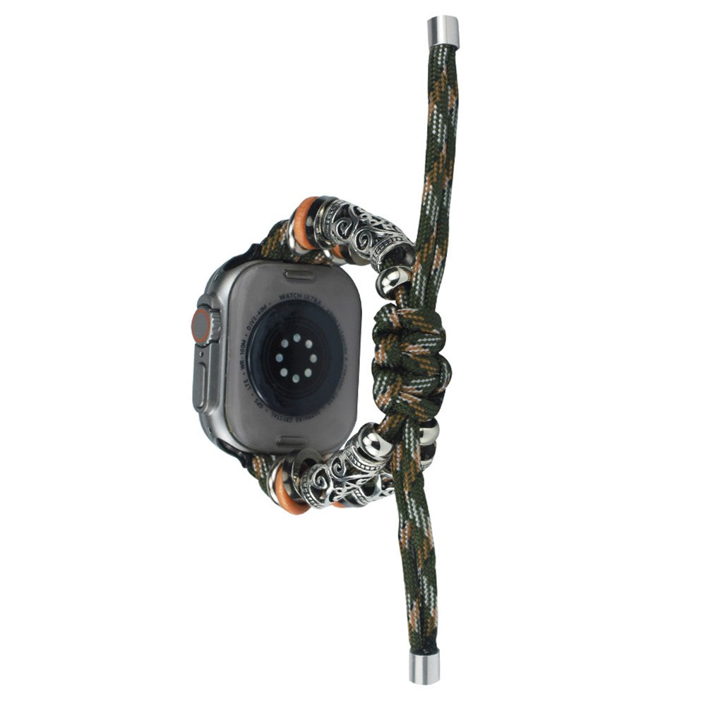 Sejt Nylon Universal Rem passer til Apple Smartwatch - Grøn#serie_6