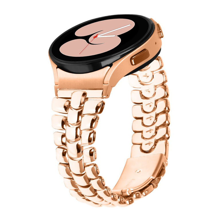 Rigtigt Godt Metal Universal Rem passer til Samsung Smartwatch - Pink#serie_2