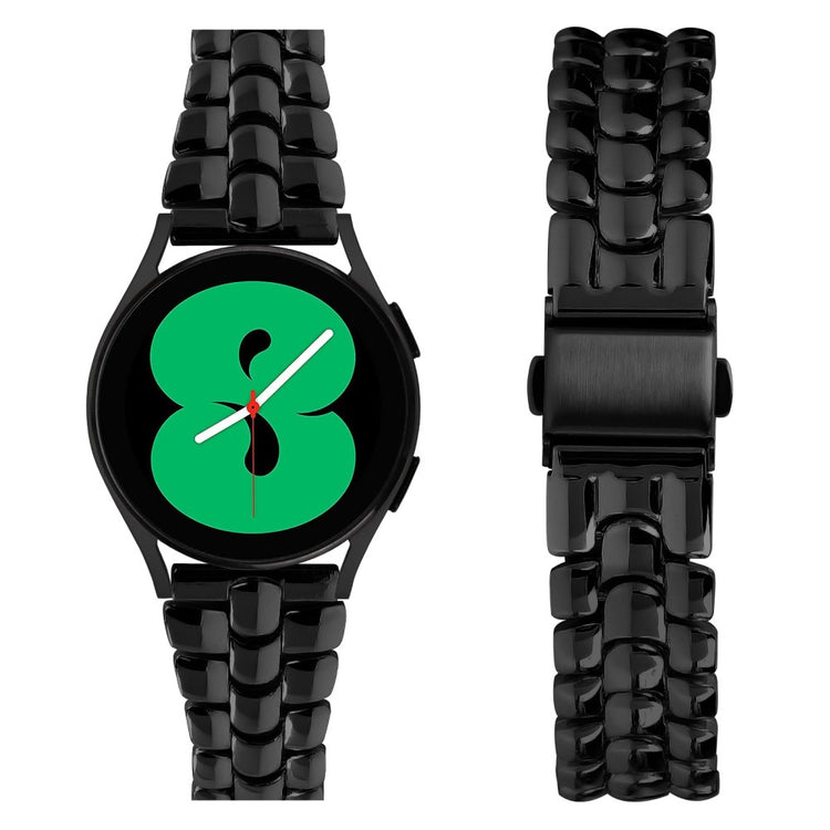 Mega Kønt Metal Universal Rem passer til Samsung Smartwatch - Sort#serie_1