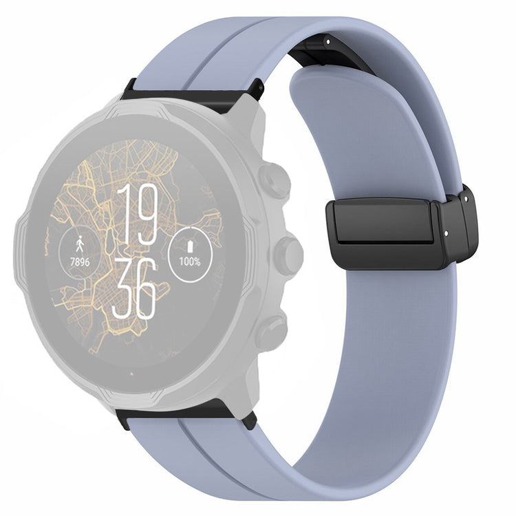 Kønt Silikone Universal Rem passer til Smartwatch - Sølv#serie_10