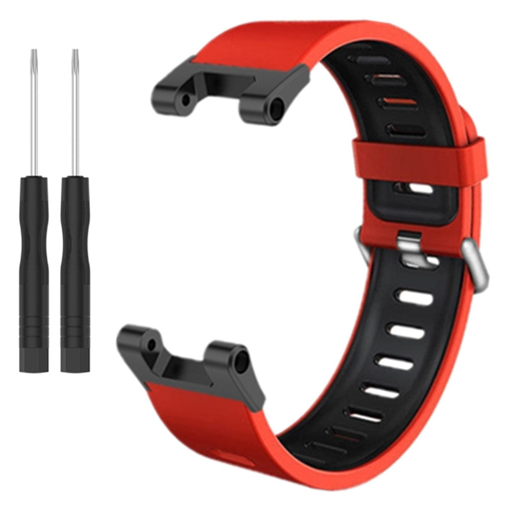 Silikone Universal Rem passer til Amazfit T-Rex 1 / Amazfit T-Rex Pro - Rød#serie_6
