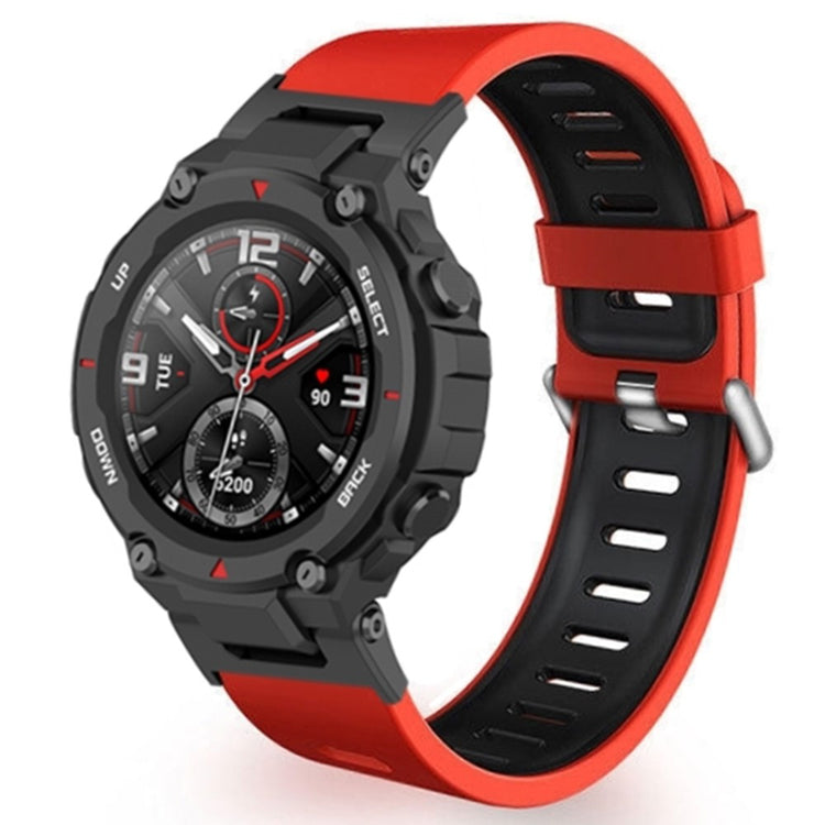 Silikone Universal Rem passer til Amazfit T-Rex 1 / Amazfit T-Rex Pro - Rød#serie_6