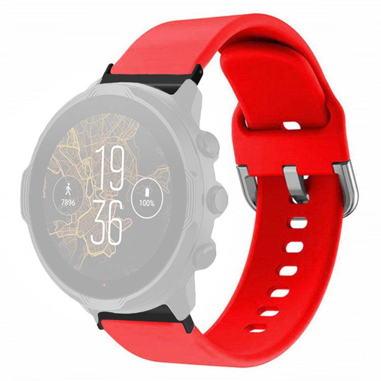 Meget Cool Silikone Universal Rem passer til Smartwatch - Rød#serie_5