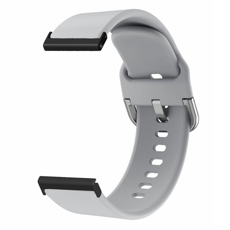 Meget Cool Silikone Universal Rem passer til Smartwatch - Sølv#serie_8