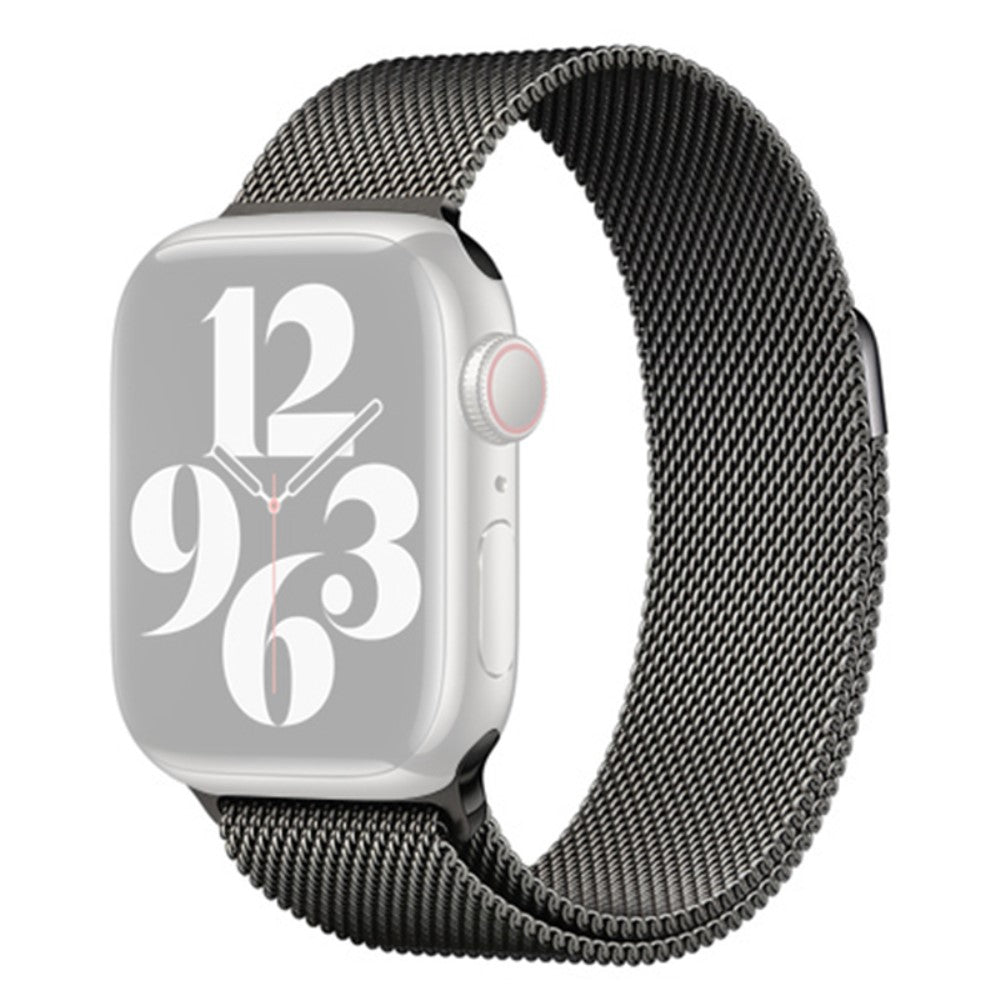 Stilren Metal Universal Rem passer til Apple Smartwatch - Sort#serie_1