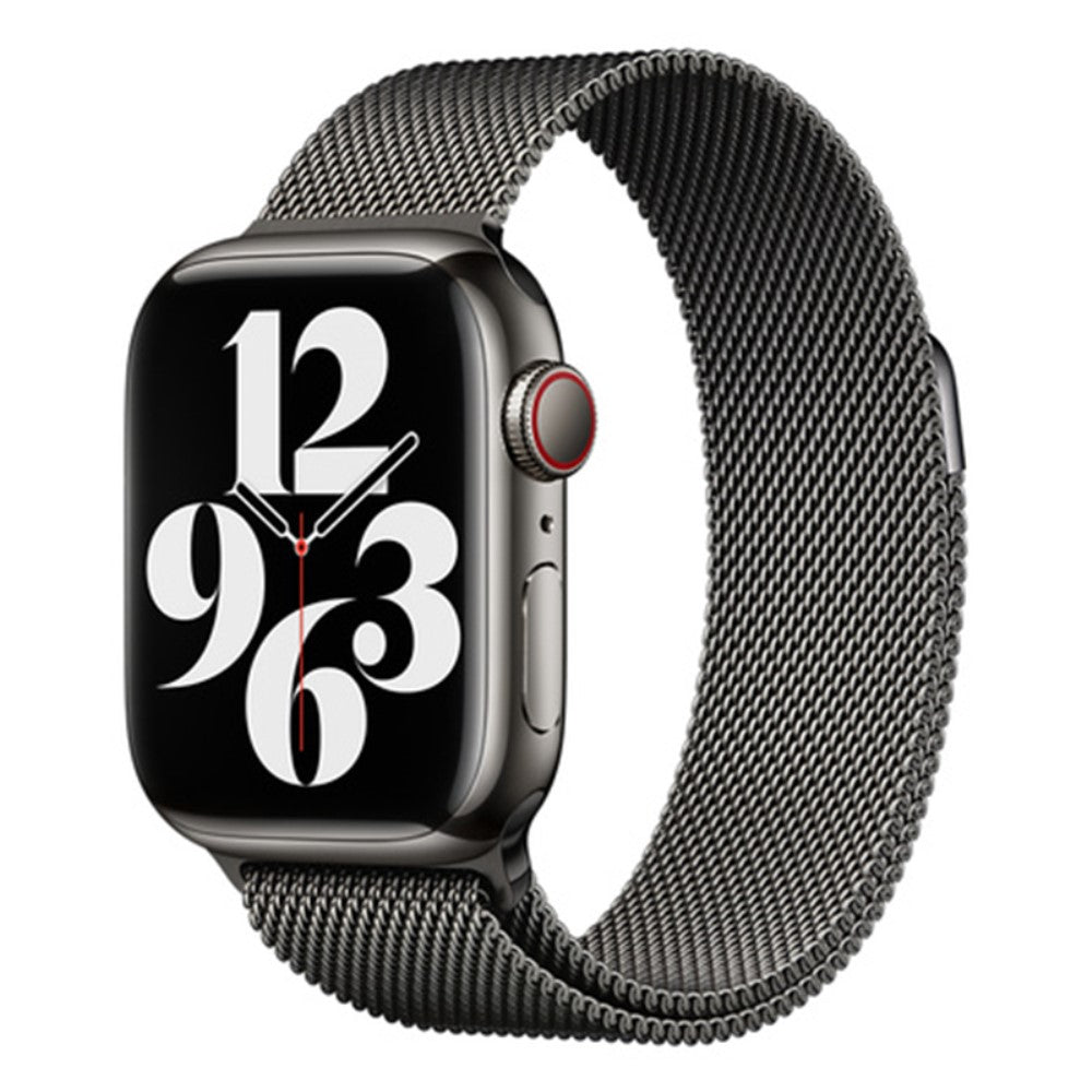 Vildt Rart Metal Universal Rem passer til Apple Smartwatch - Sort#serie_2