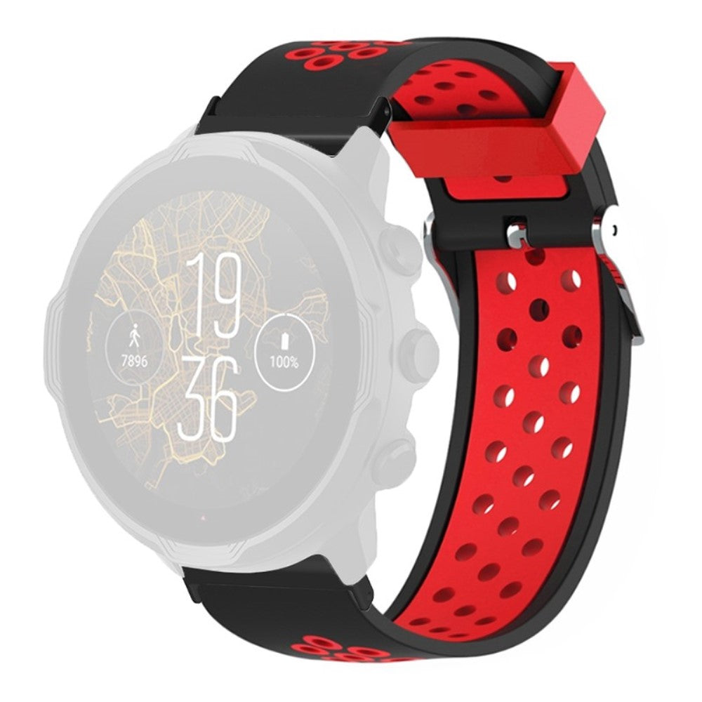 Rigtigt Cool Silikone Universal Rem passer til Smartwatch - Rød#serie_1