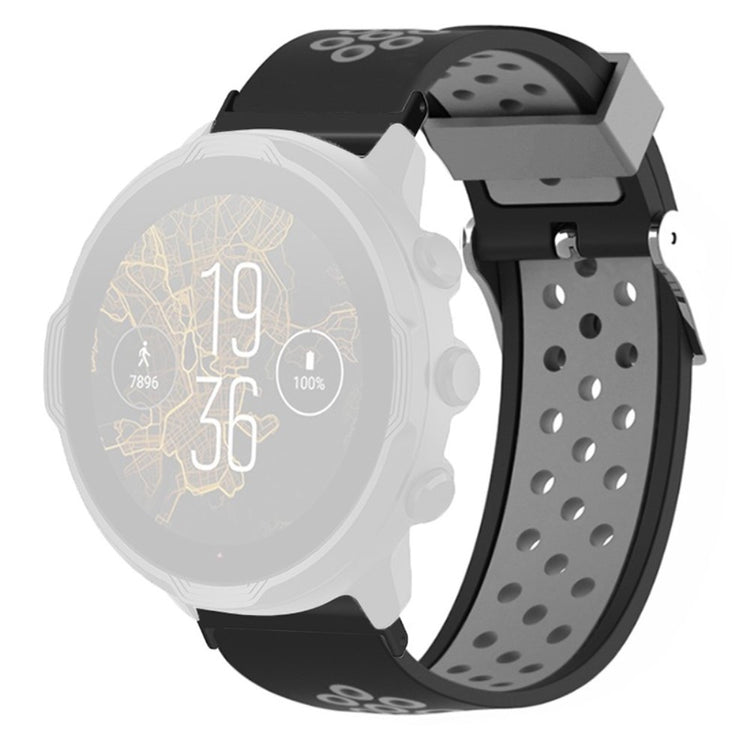 Rigtigt Cool Silikone Universal Rem passer til Smartwatch - Sølv#serie_2