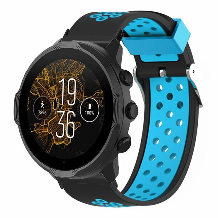 Rigtigt Cool Silikone Universal Rem passer til Smartwatch - Blå#serie_4