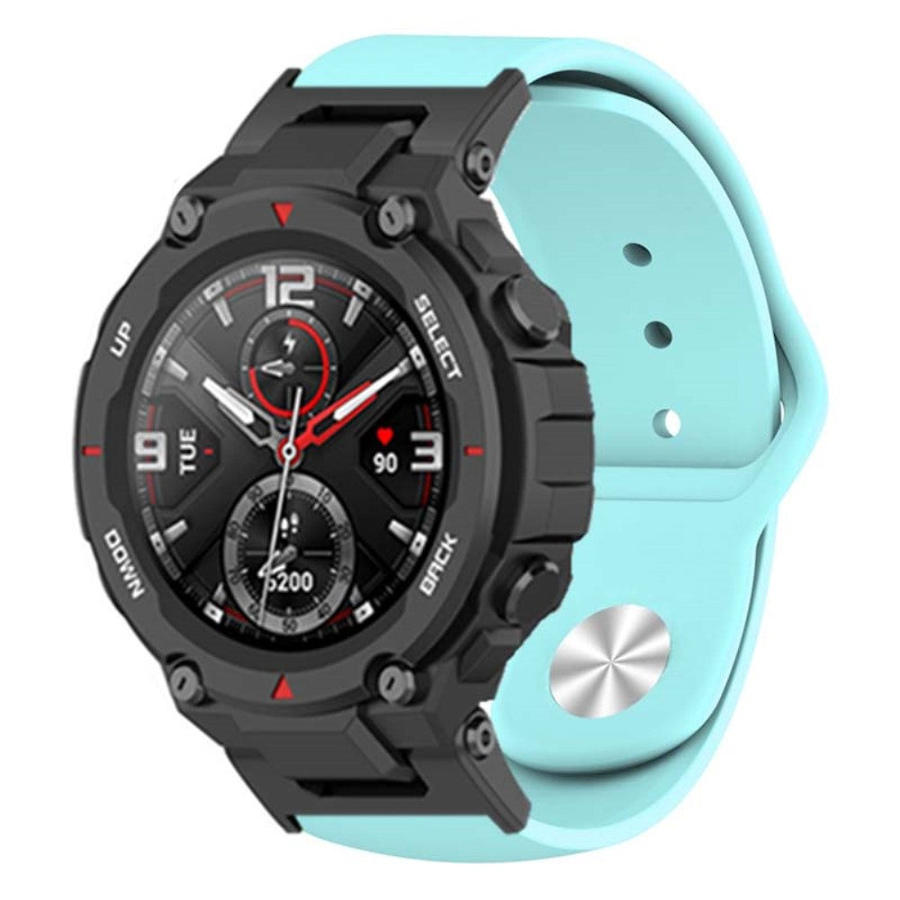 Huami Amazfit T-Rex / T-Rex Pro Silicone Watch Strap Alloy Buckle Replacement Watch Band - Mint Green#serie_2