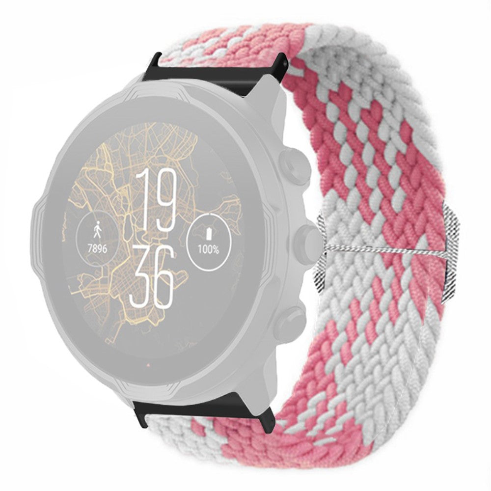 Vildt Holdbart Nylon Universal Rem passer til Smartwatch - Pink#serie_1