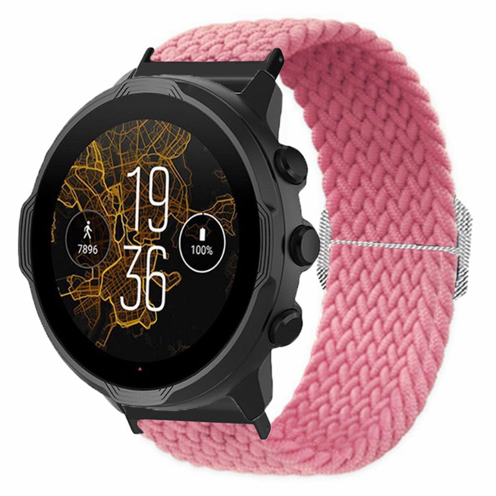 Vildt Holdbart Nylon Universal Rem passer til Smartwatch - Pink#serie_3