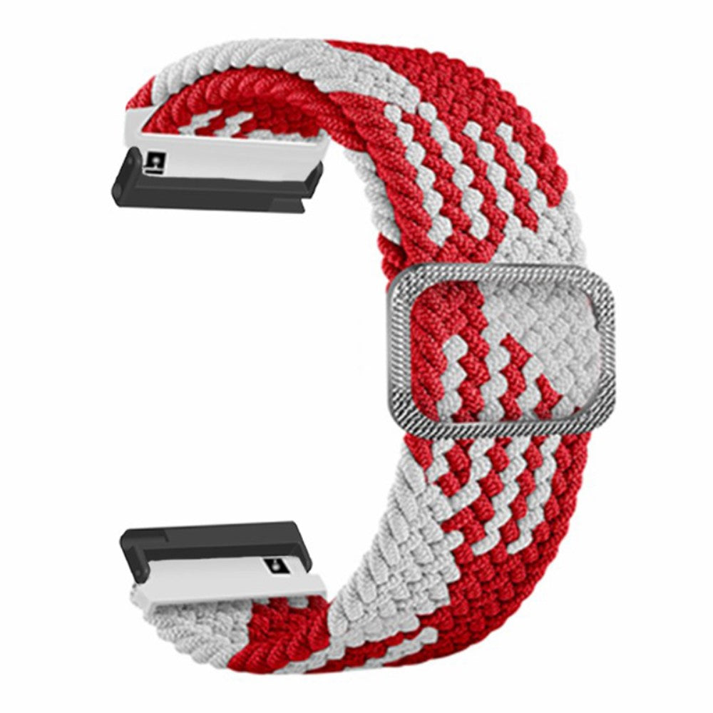 Vildt Holdbart Nylon Universal Rem passer til Smartwatch - Rød#serie_6