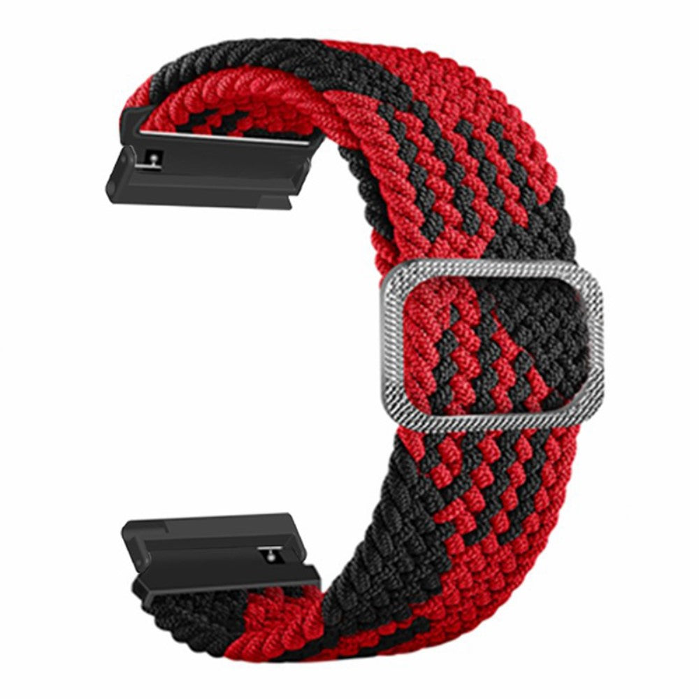 Vildt Holdbart Nylon Universal Rem passer til Smartwatch - Rød#serie_7