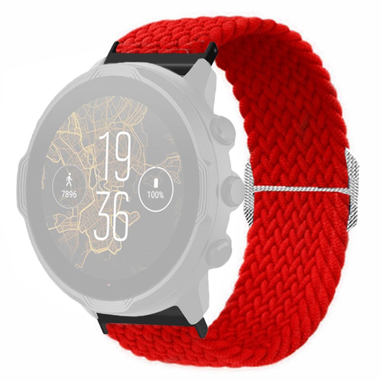 Vildt Holdbart Nylon Universal Rem passer til Smartwatch - Rød#serie_8