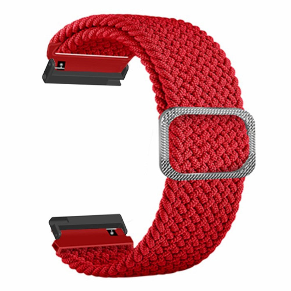 Vildt Holdbart Nylon Universal Rem passer til Smartwatch - Rød#serie_8