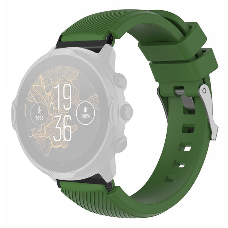 Meget Kønt Silikone Universal Rem passer til Smartwatch - Grøn#serie_6