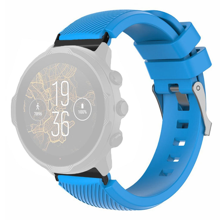 Meget Kønt Silikone Universal Rem passer til Smartwatch - Blå#serie_8