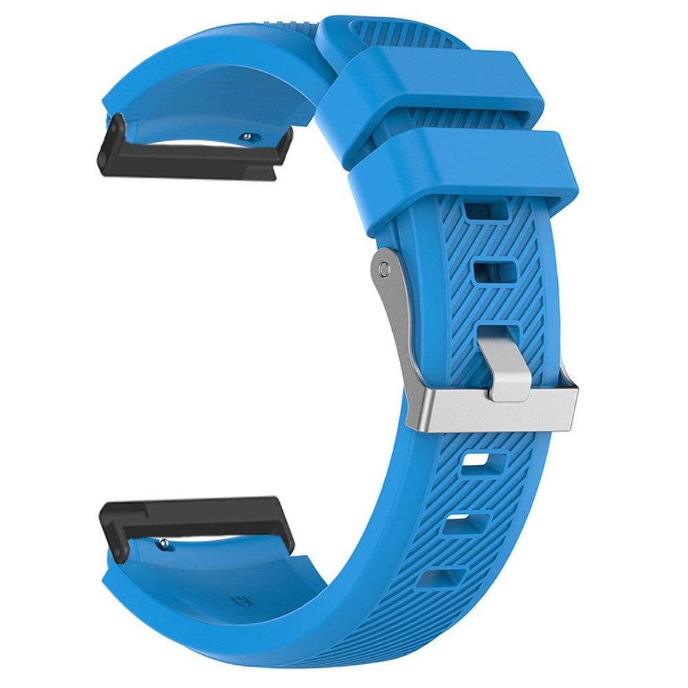 Meget Kønt Silikone Universal Rem passer til Smartwatch - Blå#serie_9