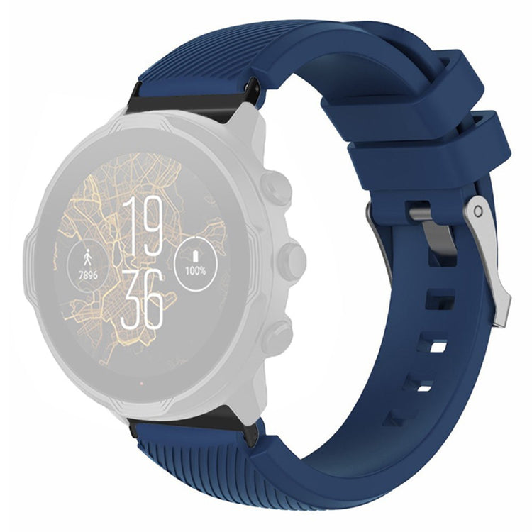 Meget Kønt Silikone Universal Rem passer til Smartwatch - Blå#serie_9