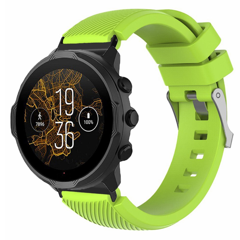 Meget Kønt Silikone Universal Rem passer til Smartwatch - Grøn#serie_10