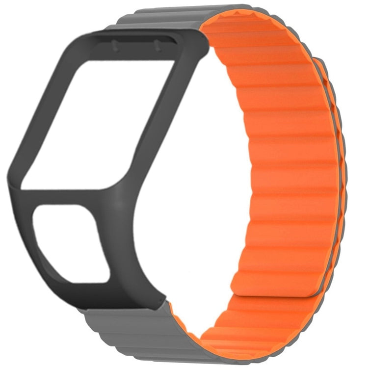 Meget Kønt Silikone Universal Rem passer til Tomtom Smartwatch - Orange#serie_5