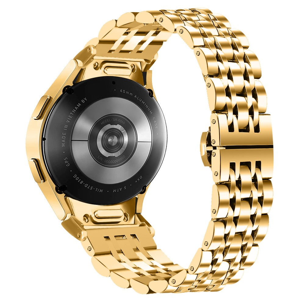 Rigtigt Skøn Metal Universal Rem passer til Samsung Smartwatch - Guld#serie_1
