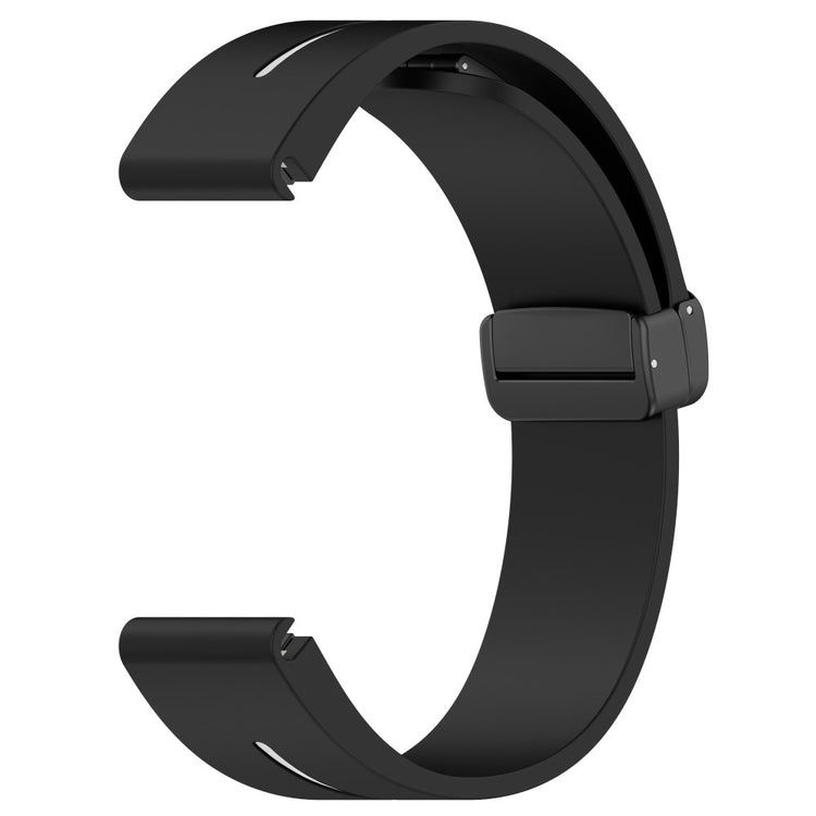 Fantastisk Silikone Universal Rem passer til Smartwatch - Sort#serie_6