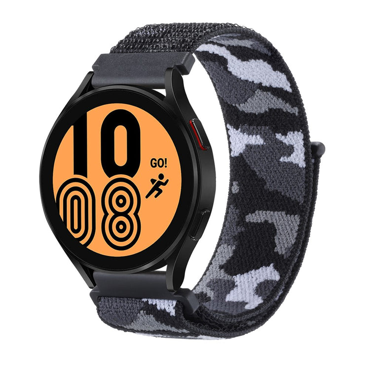 Super Skøn Nylon Universal Rem passer til Smartwatch - Sort#serie_1