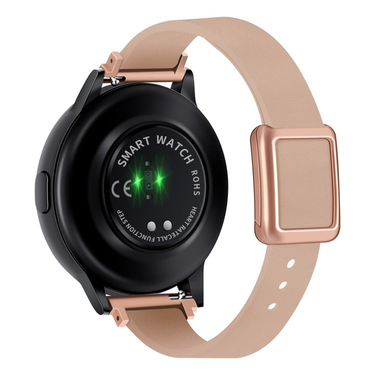 Super Fantastisk Kunstlæder Universal Rem passer til Smartwatch - Pink#serie_2