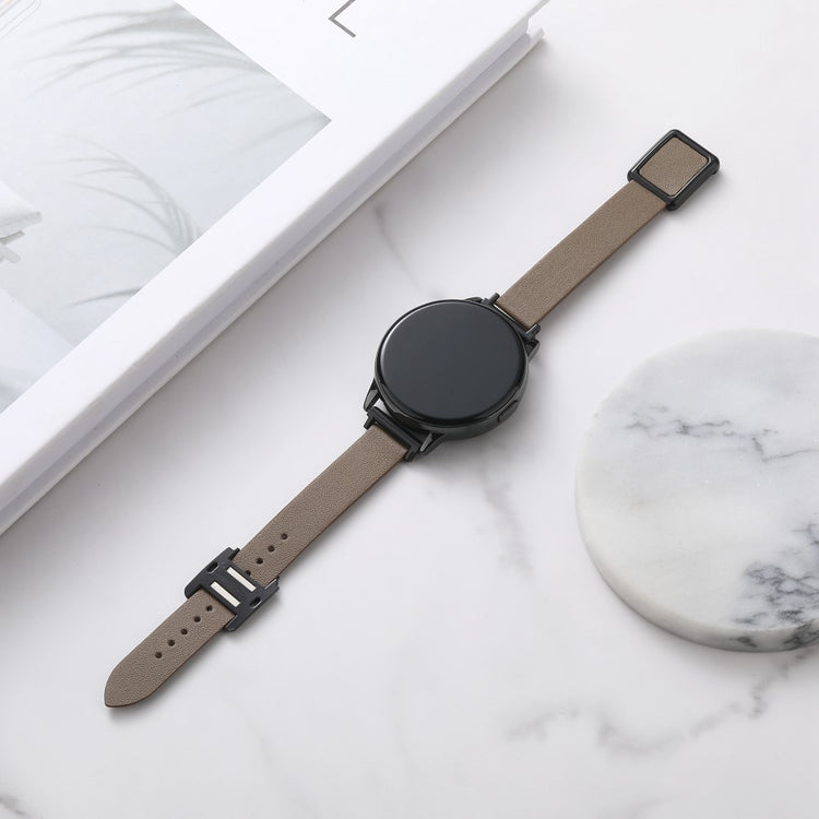 Super Fantastisk Kunstlæder Universal Rem passer til Smartwatch - Brun#serie_11