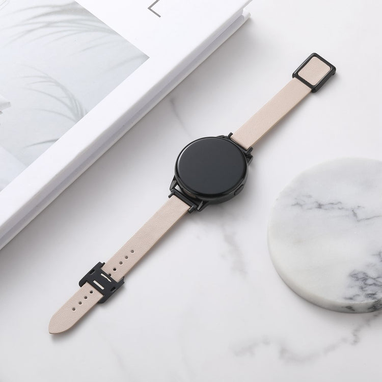 Super Fantastisk Kunstlæder Universal Rem passer til Smartwatch - Brun#serie_15