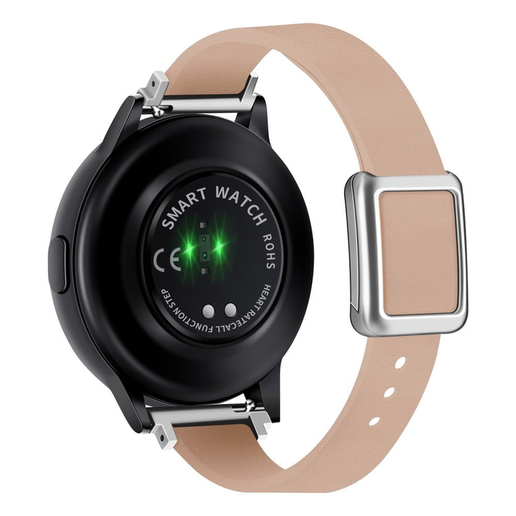 Super Fantastisk Kunstlæder Universal Rem passer til Smartwatch - Pink#serie_19